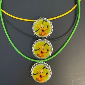 Disney Bottlecap Necklace | Pluto